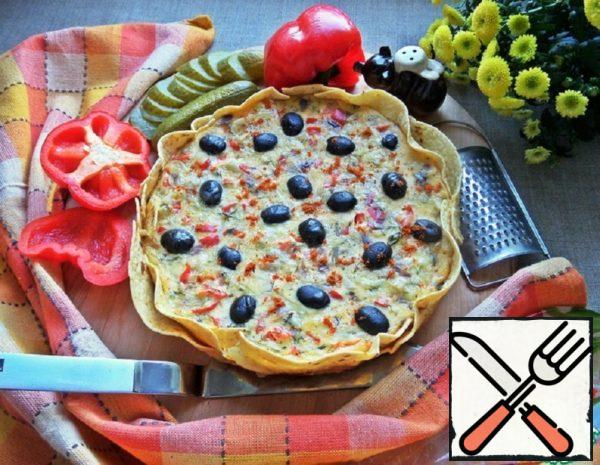 Pie-Casserole on a Tortilla Recipe