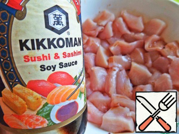 Add the soy sauce.
