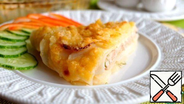 Potato Gratin with Minced Meat and Paprika Recipe