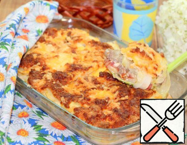 Vegetable Gratin with Chicken Liver Recipe