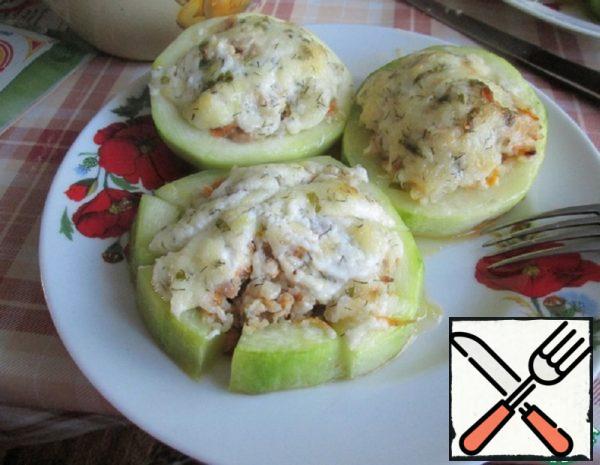 Stuffed Zucchini with Meat and Cheese Recipe
