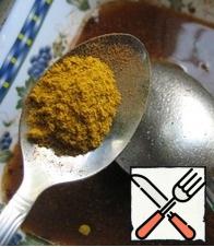 0.5 teaspoon curry powder.
