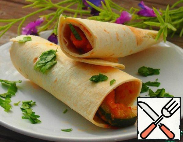 Tortilla with Filling Recipe