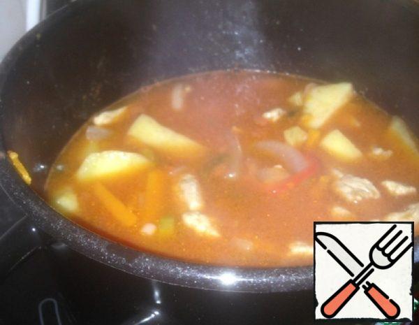 Azu in Tatar with pickled Cucumber Recipe