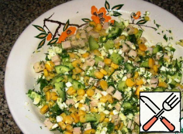 Salad "Tenderness" Recipe