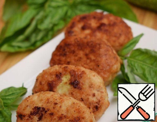 Turkey Cutlets with Cabbage and Cottage Cheese Recipe