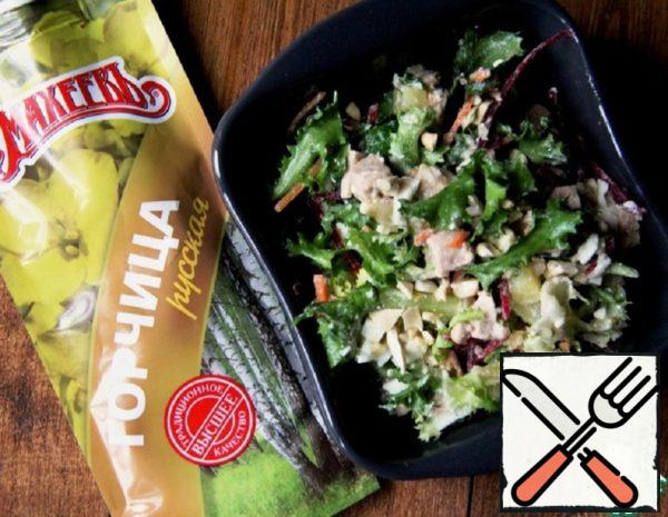 Salad Mix with Cod Liver Recipe