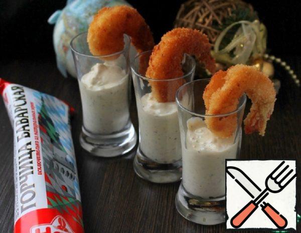 Breaded Shrimp with Cheese Sauce Recipe