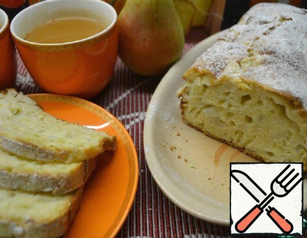 Saffron-Vanilla Cake with Pear Recipe