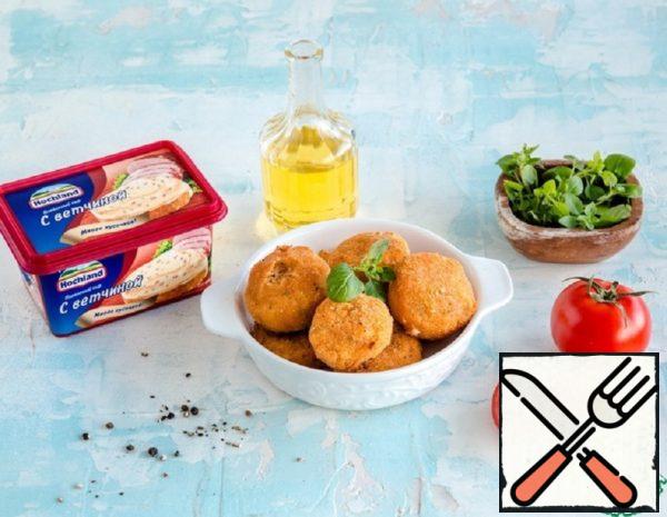 Croquettes of Cheese and Ham Recipe