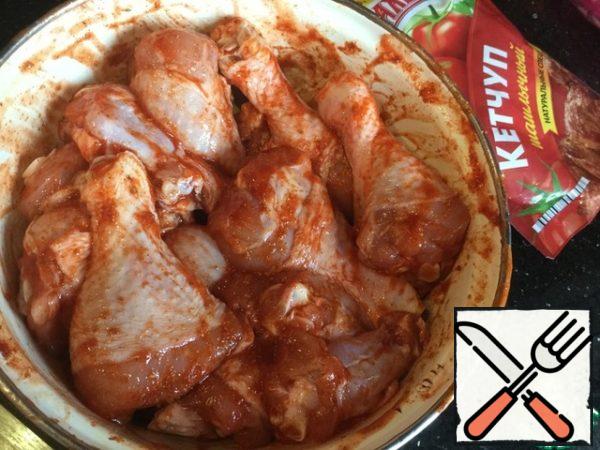 Mix well and leave to marinate for at least 30 minutes.
