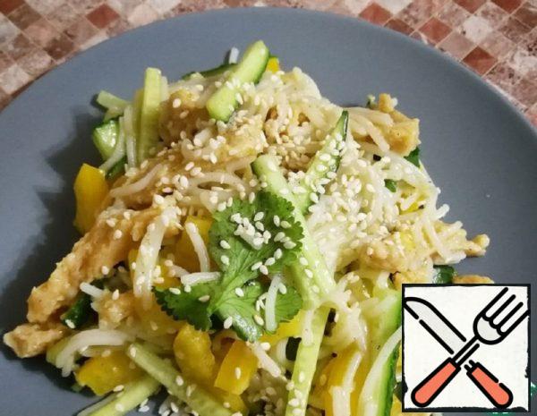Salad with Rice Noodles Recipe