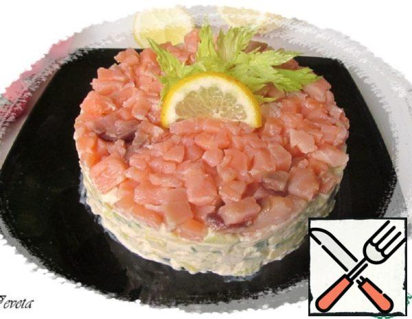 Avocado Salad with Salmon Recipe