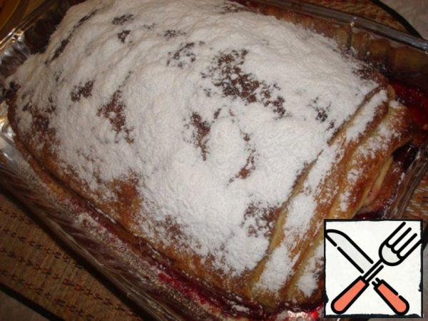 Cherry-Apple Strudel Recipe