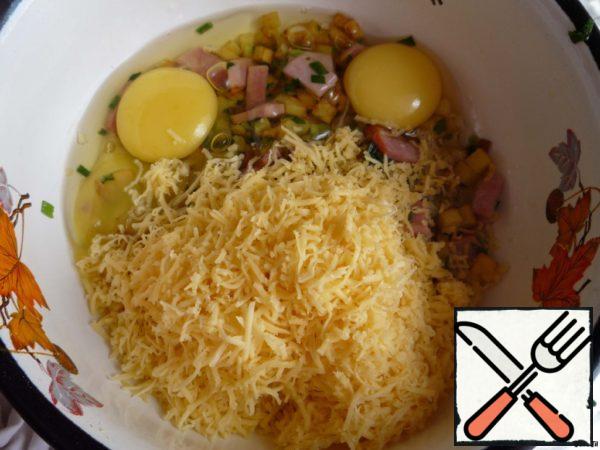 ... grate the cheese on a fine grater..
