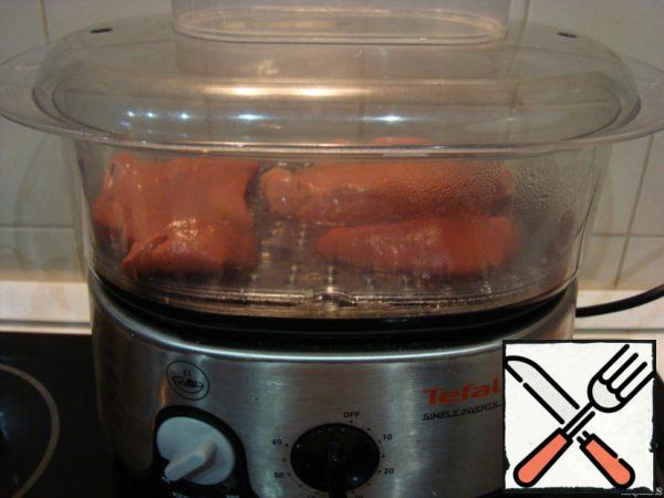 Boil it for a couple. You can, of course, boil it or fry it, but it will not be so "dietary".
