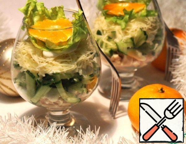 New Year's Salad "Romance" Recipe