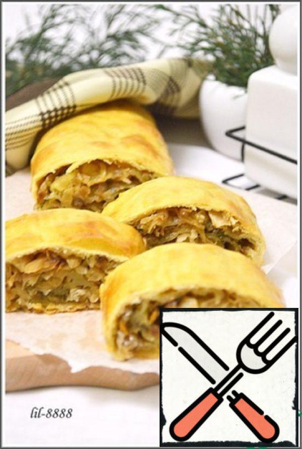 Strudel with Pickled Cabbage Recipe