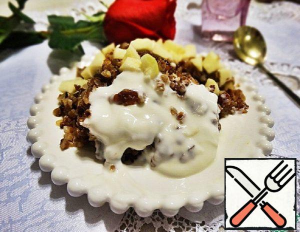 Buckwheat Gratin with Nuts and Dried Fruits Recipe