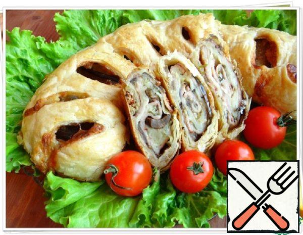 Strudel with Eggplant and Cheese Recipe