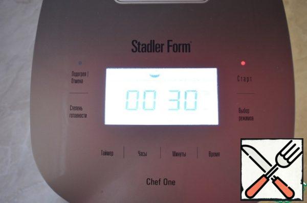 Slow cooker include mode "Browning" for 30 minutes.