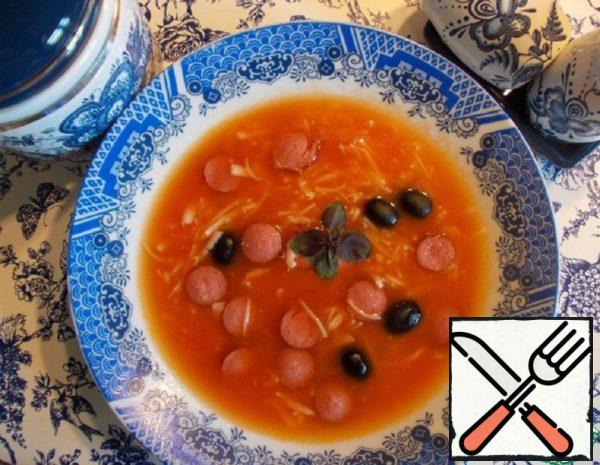 Tomato Soup with smoked Meats Recipe