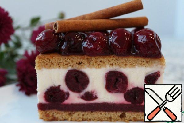 Honey Cakes with Parfait and Cherry Recipe