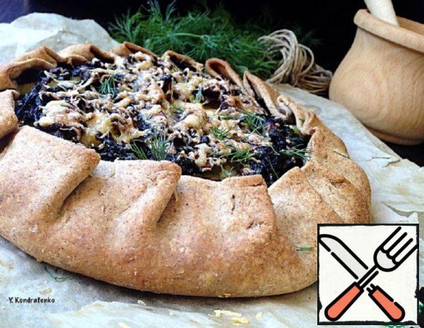 Rye Galette with Potatoes and Mushrooms Recipe