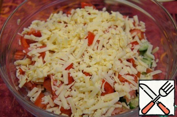 And grated cheese.