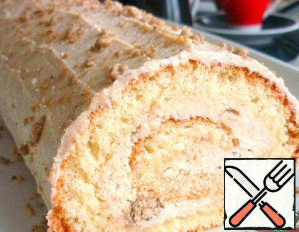 Roll with Cottage Cheese and Halva Recipe
