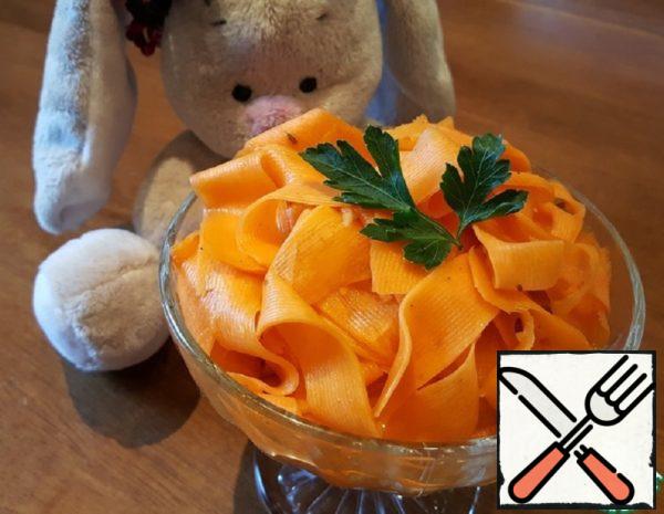 Korean-Style Carrots in the New Format Recipe