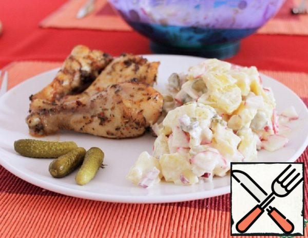 Germany Potato Salad with Radish Recipe