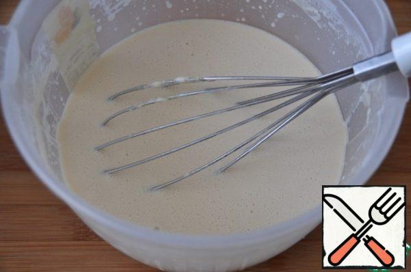 Cover the dough with a towel and put it in a warm place to rise for 1 hour.
