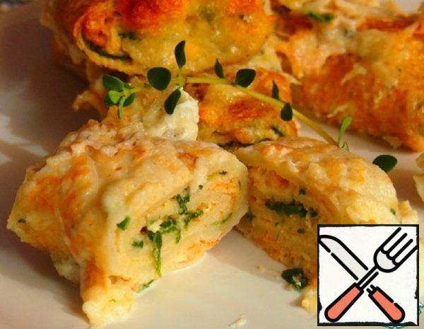 Baked Pancakes with Spinach Recipe