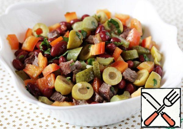 Salad with Beans and Beef Recipe