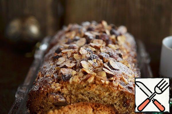 Bake in a preheated 180 degree oven for 45-60 minutes. Check readiness with a dry burner.
