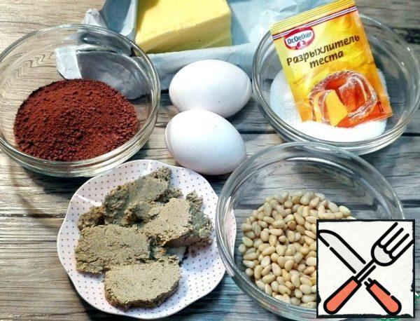 Ingredients for cupcakes.