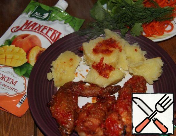 Spicy Chicken Wings in Mango Sauce Recipe