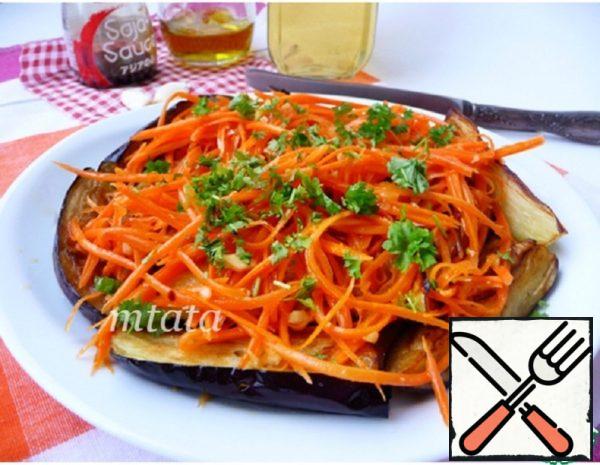 Appetizer of Eggplant with Carrots Recipe