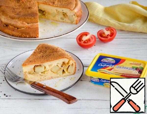 Aspic Cheese Cake with Potatoes Recipe