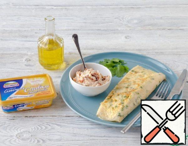 French Omelet stuffed with Cheese Recipe