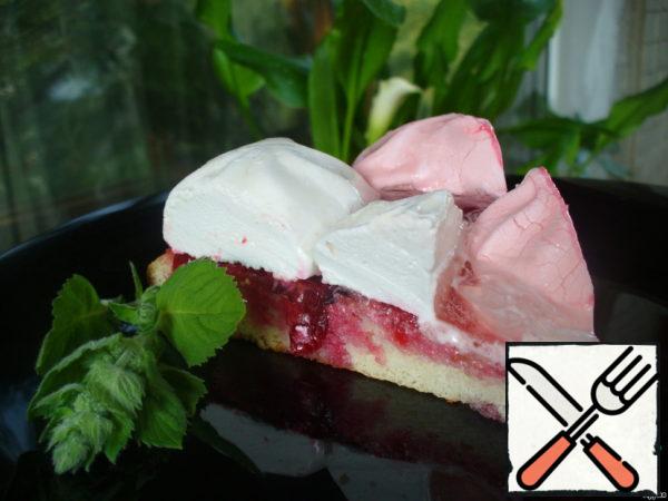 Cranberry Cake with Marshmallows Recipe