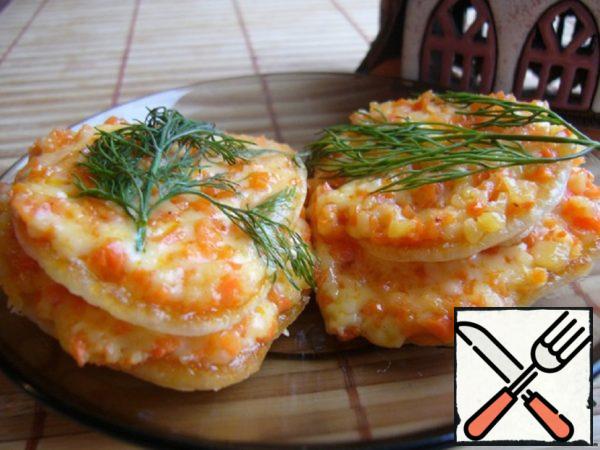 Snack with Korean Carrot and Cheese Recipe
