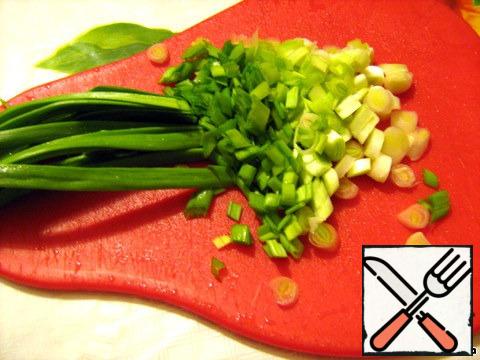  Then green onions. 