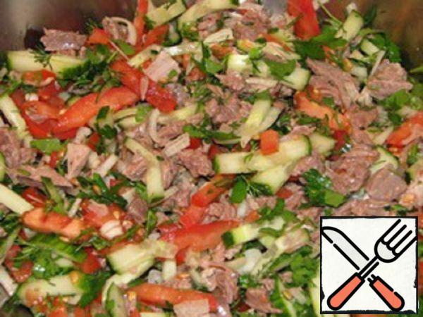 Salad "Hunting" Recipe