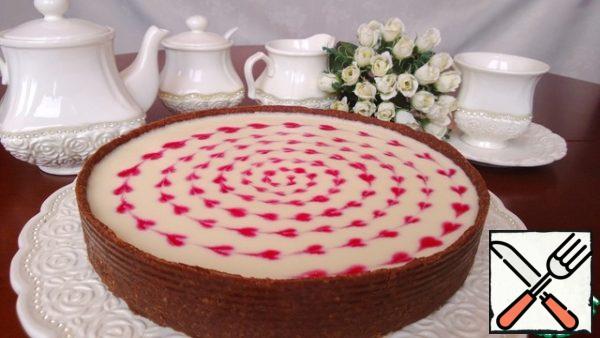 Put the cheesecake in the refrigerator. Better for tonight. Enjoy hot tea.