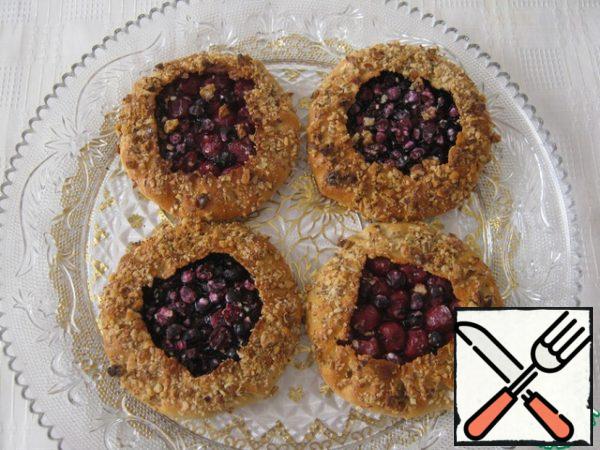 Bon appetit, enjoy your tea!
Such cookies can be made with any berries and fruits.