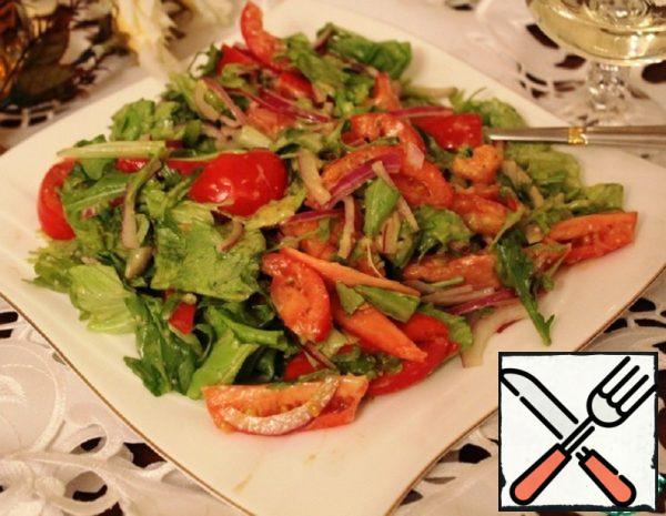 Salad with Parmesan Dressing Recipe