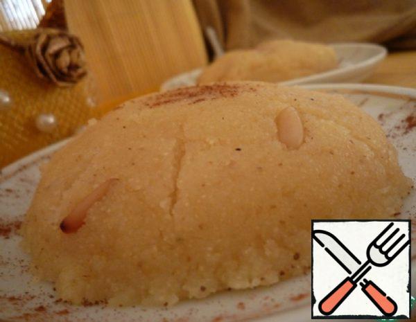 Halva of Semolina with Pine Nuts Recipe