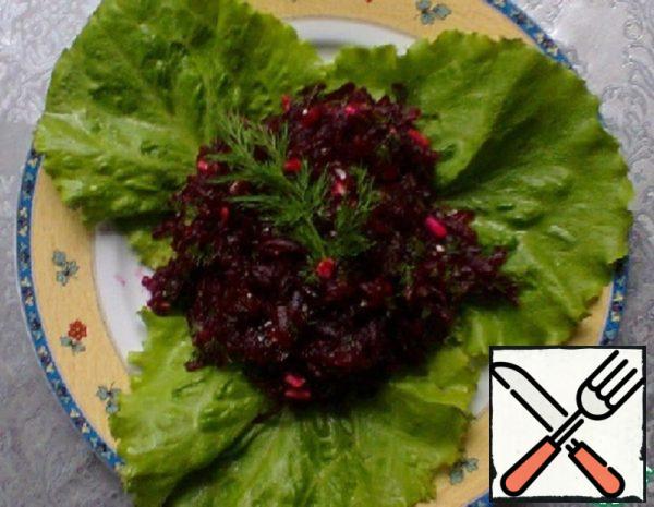 Beet Salad with Grape Seed Oil Recipe